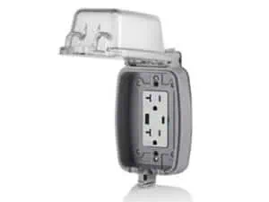 Outdoor Electrical Outlet Leviton W5833-W_b