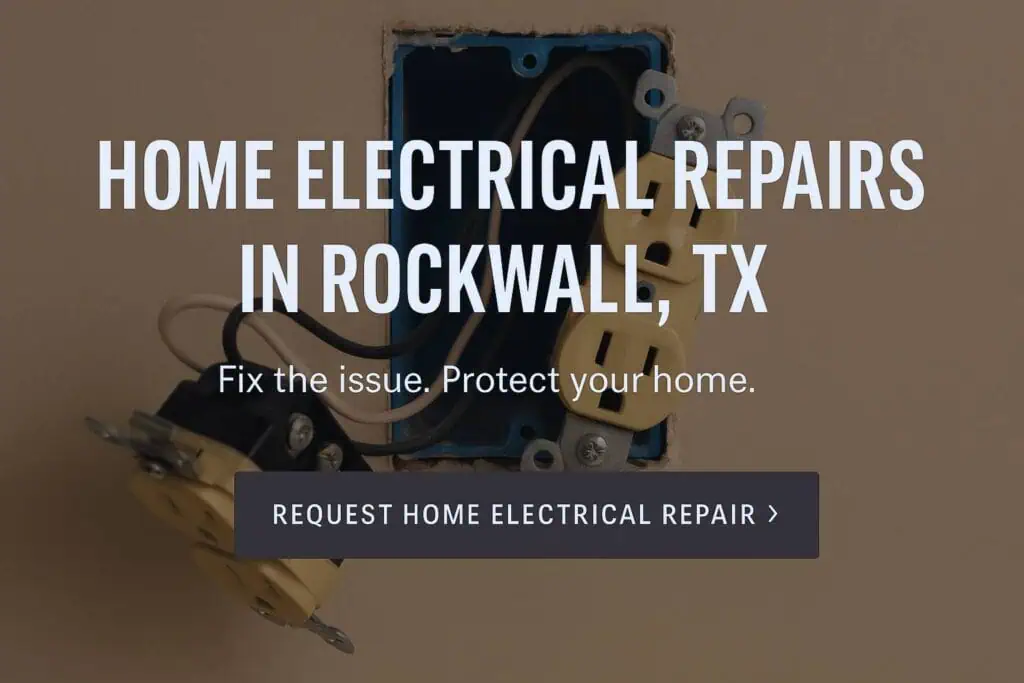 Home Electrical Repair Rockwall Texas - Buckmasters Electric