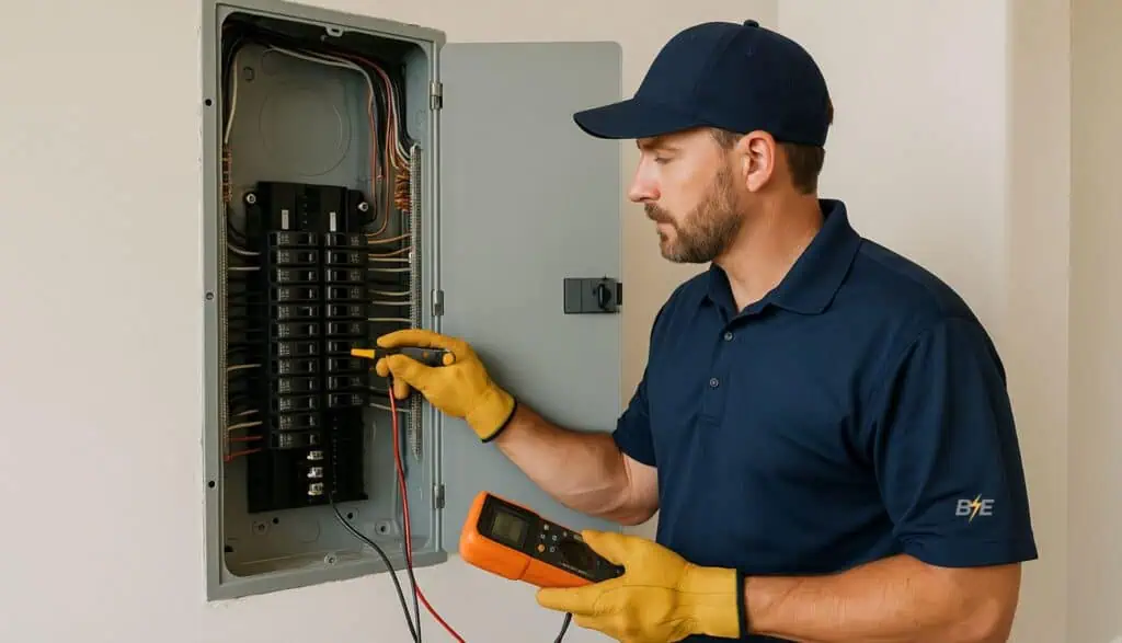 Electrical Panel Installation in Forney TX by Buckmasters Electric