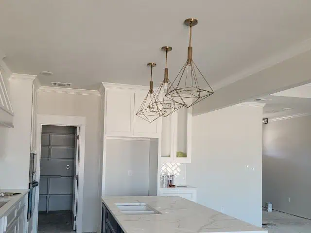 Electrician New Construction - Buckmasters Electric - new light fixtures in a new construction house